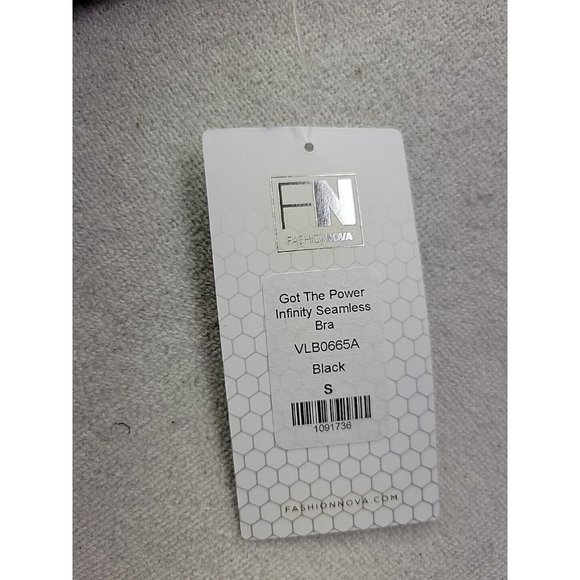 NEW Nova Sport Got The Power Seamless Women's S Black Sports Bra Removable Pads - Picture 4 of 7